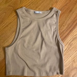 zara crop top